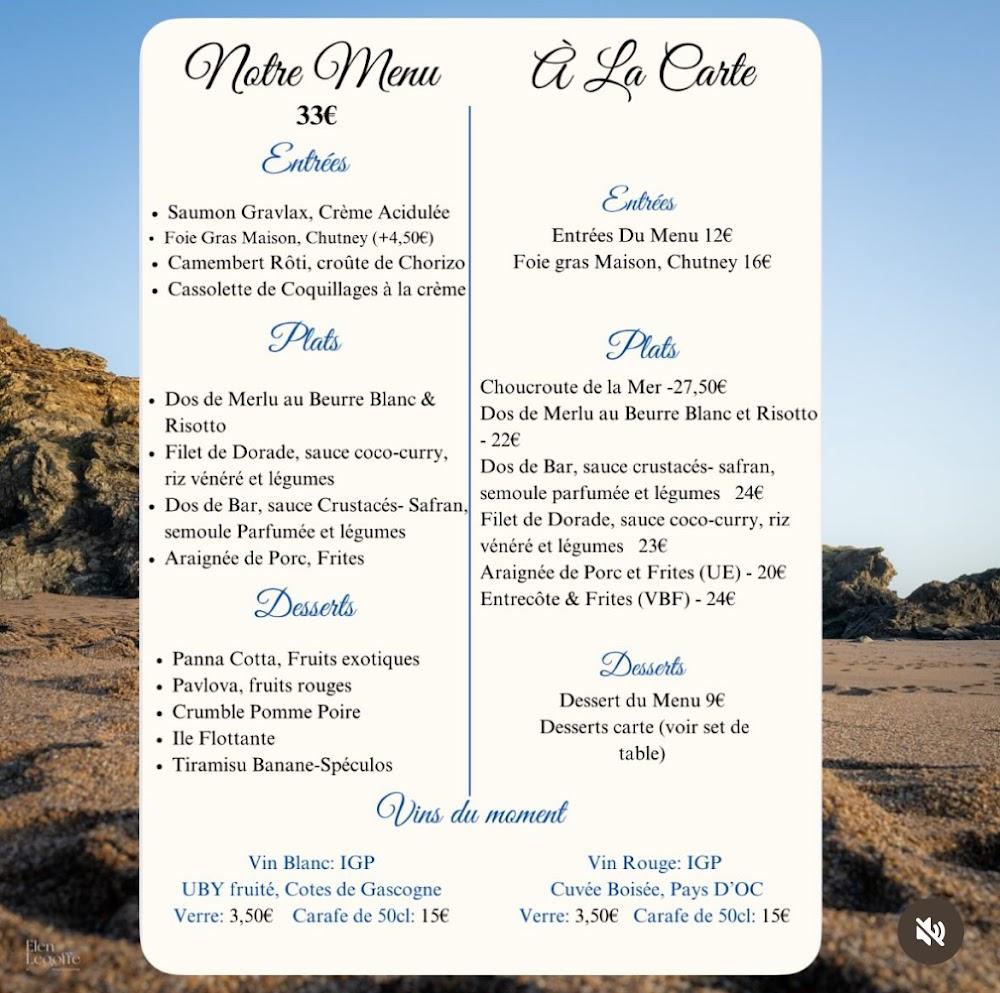 Restaurant Le Saint Gilles - Menu Image 1